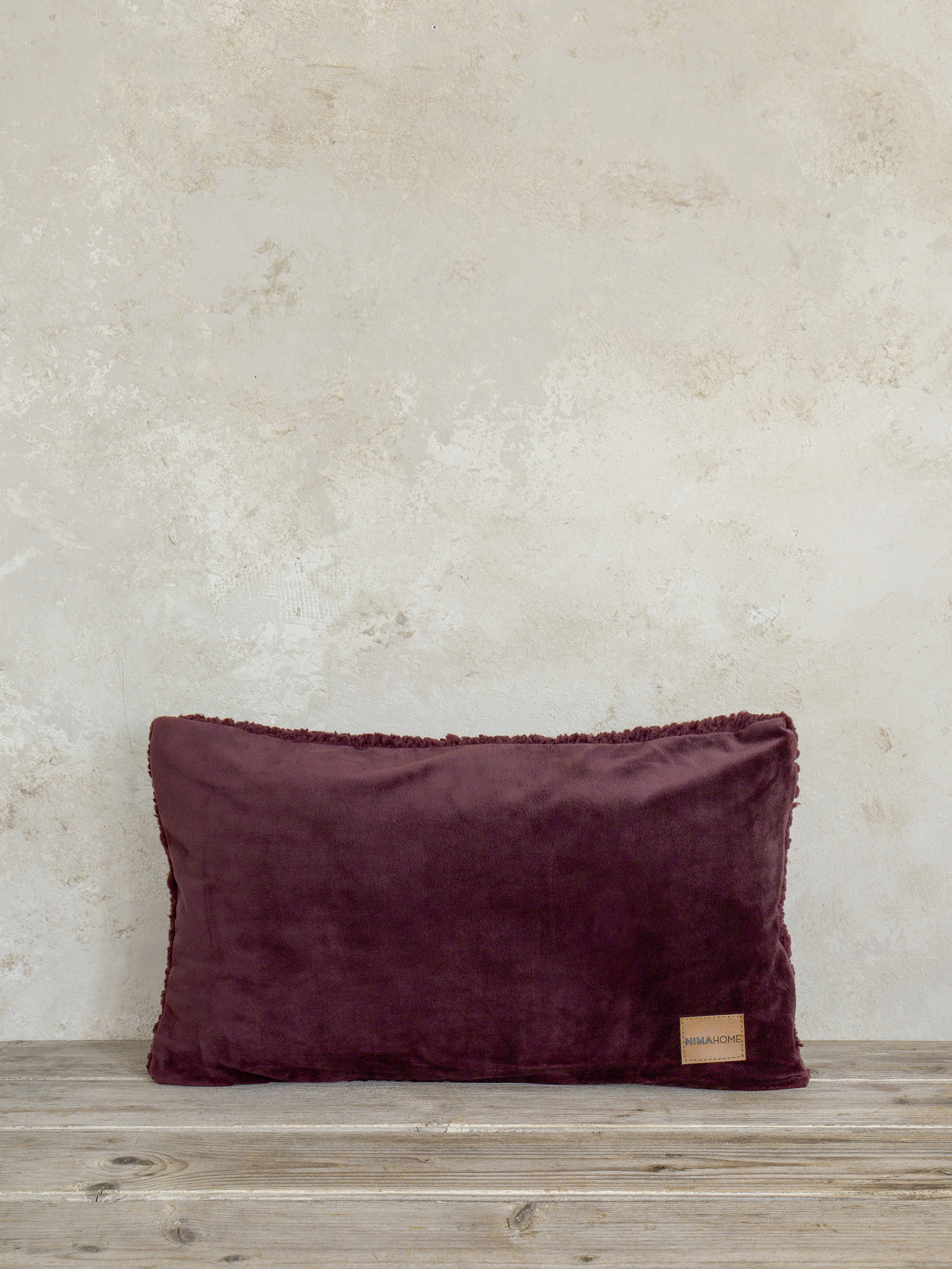 Διακοσμητικό Μαξιλάρι 30x50 Nima Nuan Bordeaux